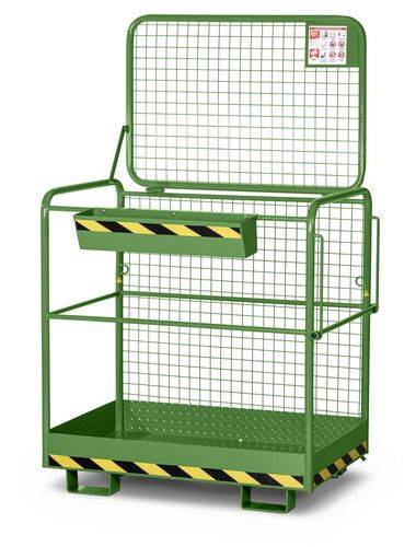 RR Industrietechnik Arbeitskorb Typ RAK-Eco RAL 6011 resedagrün-1