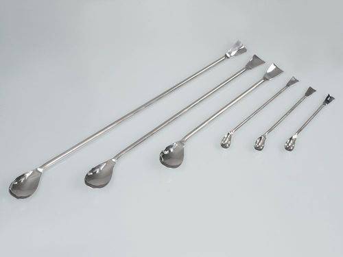 Proben-Löffel aus Edelstahl, Länge 210 mm, autoklavierbar, VE = 10 Stück-3