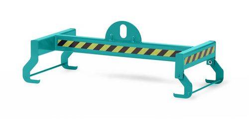 RR Industrietechnik Gitterboxtraverse Typ RGT 610x1240mm RAL 5018 Türkisblau-1