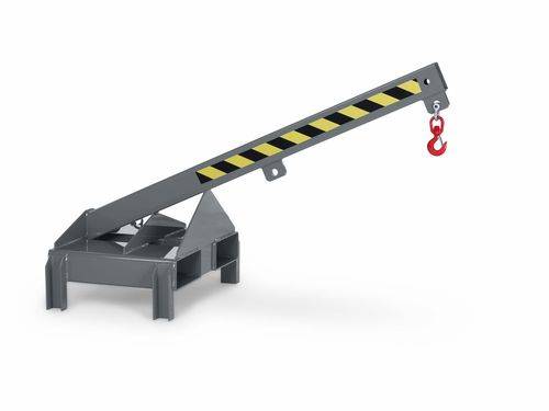 Lastarm für Deichselstapler, starre Ausführung, Neigung 25°, Traglast 350 - 1000 kg, anthrazit-1