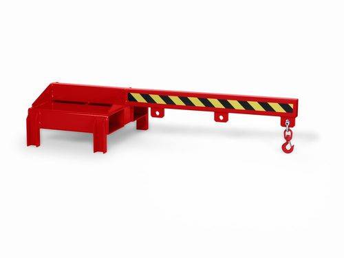 RR Industrietechnik Lastarm Typ RLA-DST bis zu 1000kg Tragkraft für Deichselstapler RAL 3000 Feuerr-1