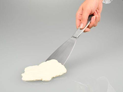 Edelstahl-Schaber, L x B 230 x 75 mm, sterilisierbar-1