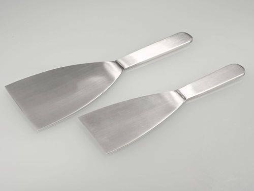Edelstahl-Schaber, L x B 230 x 75 mm, sterilisierbar-2