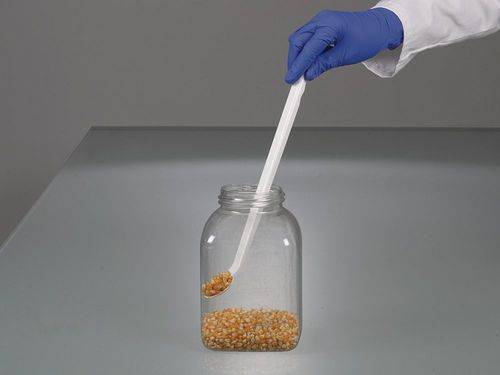 Einweg-Probenlöffel aus Bio-PE, 2,5 ml, mit langem Griff, VE = 10 Stück-3