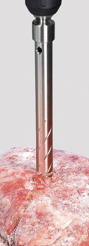 Eisbohrer für Tiefgefrorenes, aus Edelstahl, lebensmittel-geeignet, Innen-Ø 16 mm, Bohrtiefe 200 mm-3
