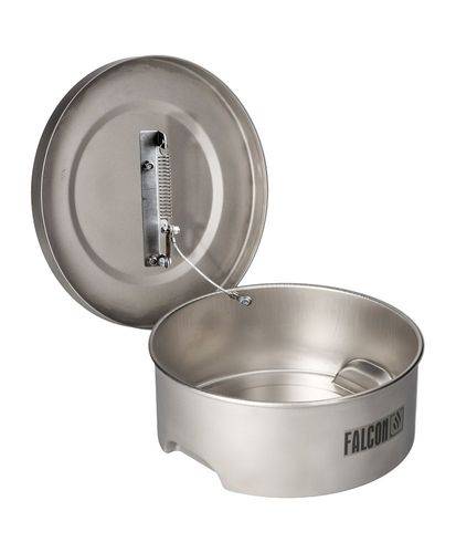 FALCON Kleinteilereiniger aus Edelstahl, lackiert, mit Schmelzlot, 2 l-0