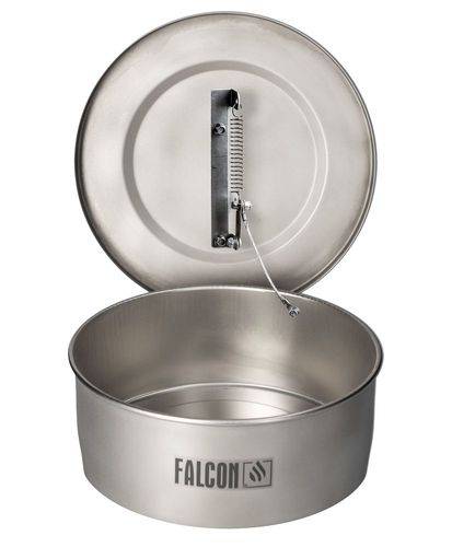 FALCON Kleinteilereiniger aus Edelstahl, lackiert, mit Schmelzlot, 2 l-1