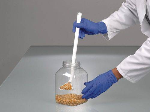 Sterile Einweg-Schöpfkellen mit langem Griff, Volumen 30 ml, aus Bio-PE, VE = 10 Stück-2