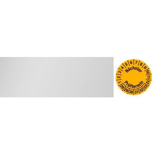 Kabelprüfplakette Nächster Prüftermin, 28 - 33, gelb, Folie, SK, 95 x 25 mm, VE = 10 Bogen à 6 St.-0