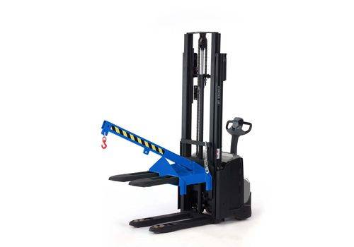 Lastarm für Deichselstapler, starre Ausführung, Neigung 25°, Traglast 350 - 1000 kg, blau-0