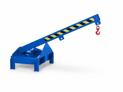 Lastarm für Deichselstapler, starre Ausführung, Neigung 25°, Traglast 350 - 1000 kg, blau-1
