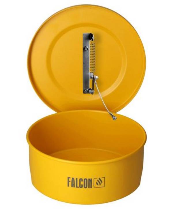 FALCON Kleinteilereiniger aus Stahl, lackiert, mit Schmelzlot, 2 l
