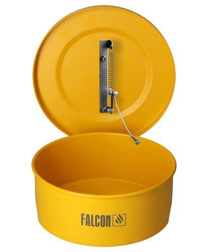 FALCON Kleinteilereiniger aus Stahl, lackiert, mit Schmelzlot, 2 l-0