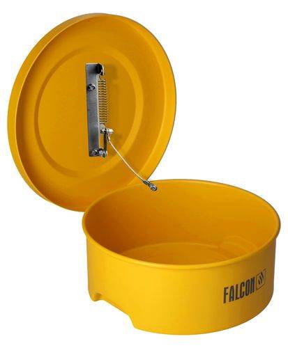 FALCON Kleinteilereiniger aus Stahl, lackiert, mit Schmelzlot, 2 l-1