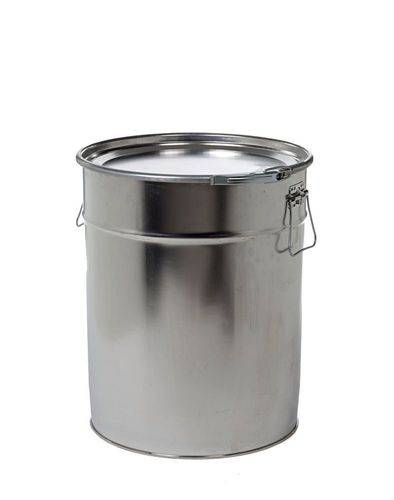 Weißblechhobbock 30 l, konisch, mit Deckel, VE = 4 Stück-0