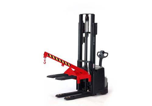 Lastarm für Deichselstapler, starre Ausführung, Neigung 25°, Traglast 350 - 1000 kg, rot-0
