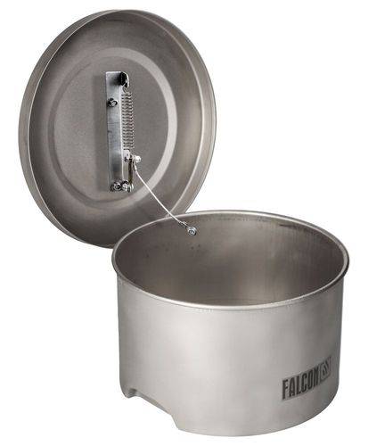 FALCON Kleinteilereiniger aus Edelstahl, lackiert, mit Schmelzlot, 4 l-0
