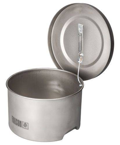 FALCON Kleinteilereiniger aus Edelstahl, lackiert, mit Schmelzlot, 4 l-2
