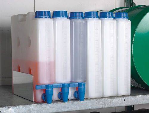 Raumsparkanister 5 Liter, im Set mit Abfüllhahn, starrer Auslauf-1