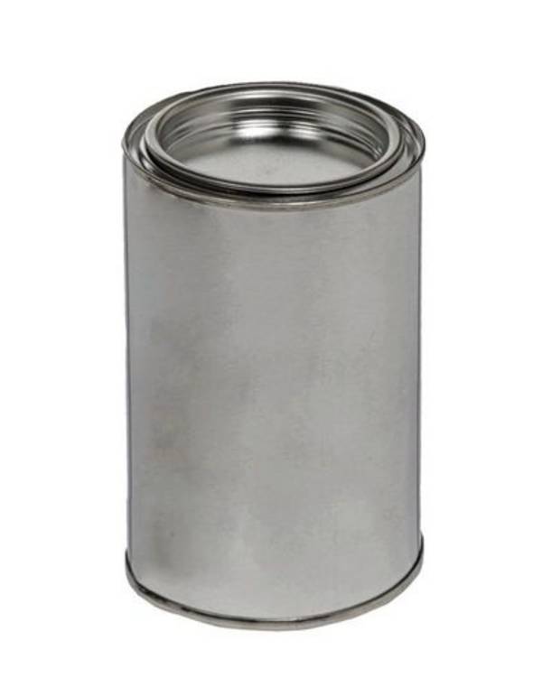 Weißblechringdeckeldose 1000 ml, mit Deckel, VE = 40 Stück