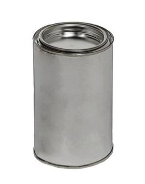 Weißblechringdeckeldose 1000 ml, mit Deckel, VE = 40 Stück