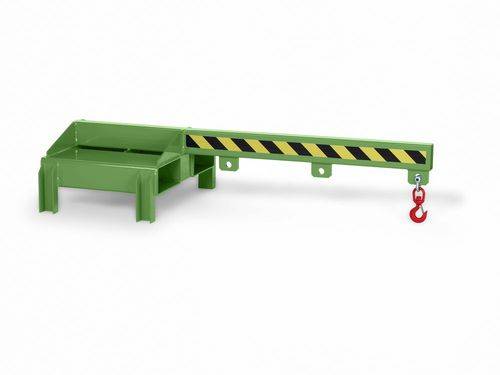 RR Industrietechnik Lastarm Typ RLA-DST bis zu 1000kg Tragkraft für Deichselstapler RAL 6011 Reseda-1