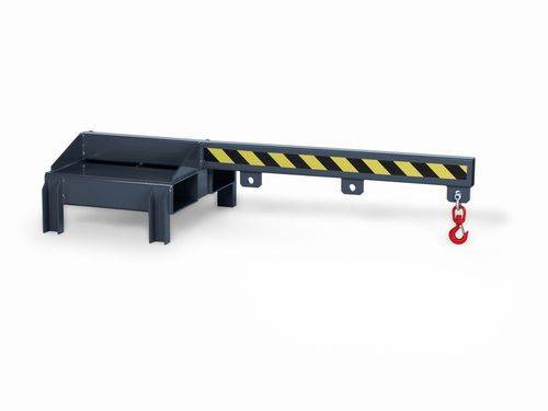 RR Industrietechnik Lastarm Typ RLA-DST bis zu 1000kg Tragkraft für Deichselstapler RAL 7016 Anthra-1