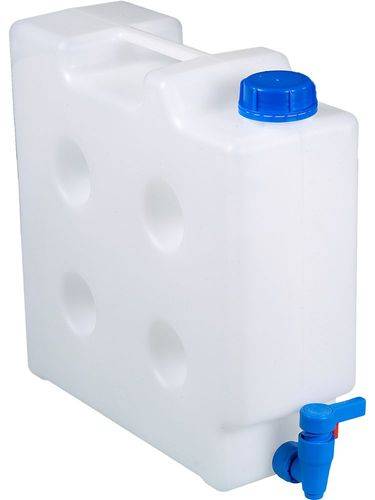 Raumsparkanister 10 Liter, im Set mit Abfüllhahn, starrer Auslauf-0