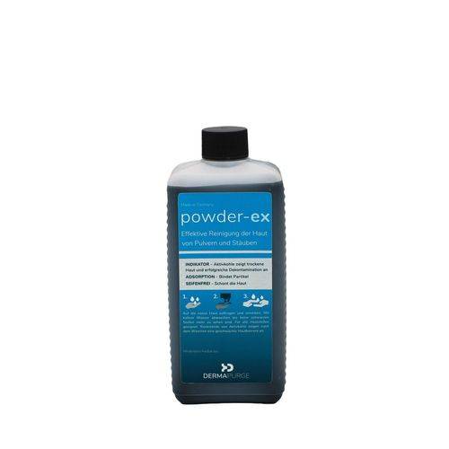 Powder-ex, tägliche Hautreinigung gegen pulverförmige Materialien, 500 ml Flasche für Eurospender-0