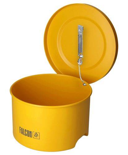 FALCON Kleinteilereiniger aus Stahl, lackiert, mit Schmelzlot, 4 l-2