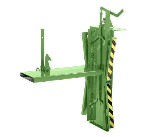 RR Industrietechnik Gitterboxwender 570x1640x450mm 450kg Tragkraft RAL 6011 Resedagrün-1