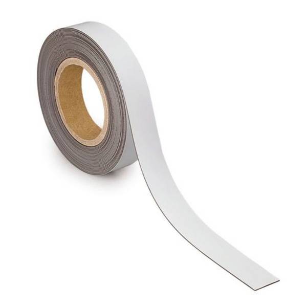 Kennzeichnungsband magnetisch, 10 m x 30 mm x 1 mm, weiß
