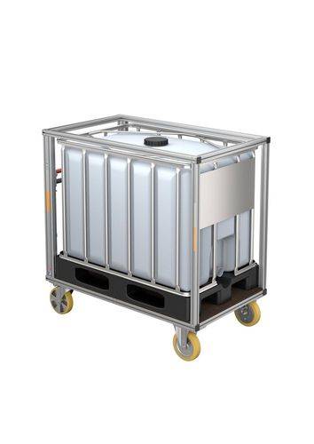 Rollcontainer IBC, inkl. IBC-Tank, Fassungsvermögen 640 l-2