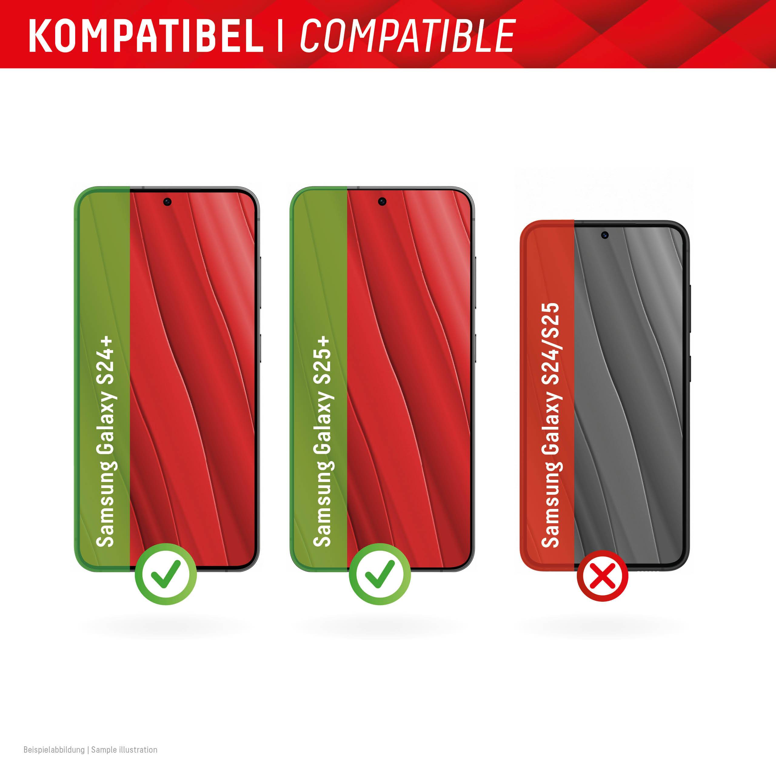 E.V.I. - Displex Smart Glass (9H) für Samsung Galaxy S24+, Montagesticker, unzerbrechlich, Samsung, Galaxy S24+, Trocken-3