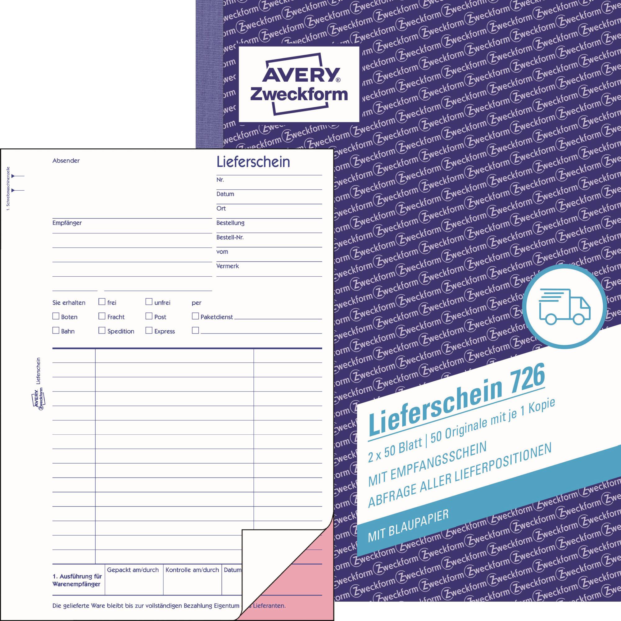 Lieferschein DIN A5 2x50Blatt-0
