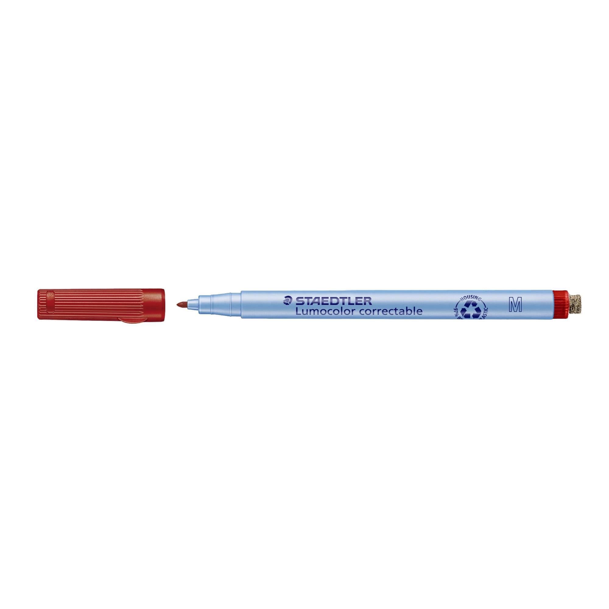 Folienstift Lumocolor correctable 1mm rot-0