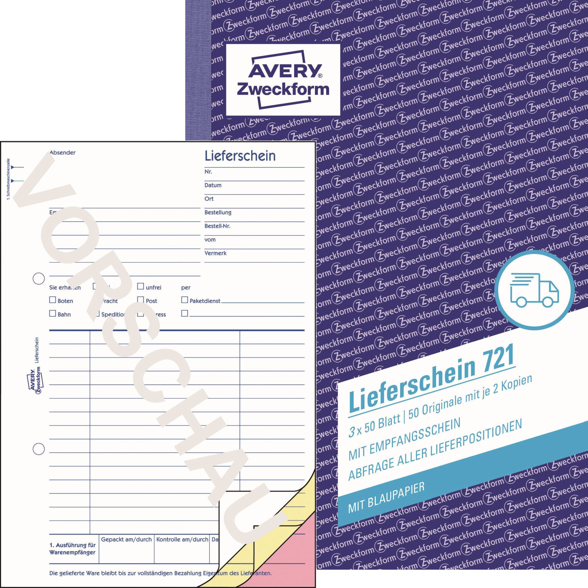 Lieferschein DIN A5 3x50Blatt-0