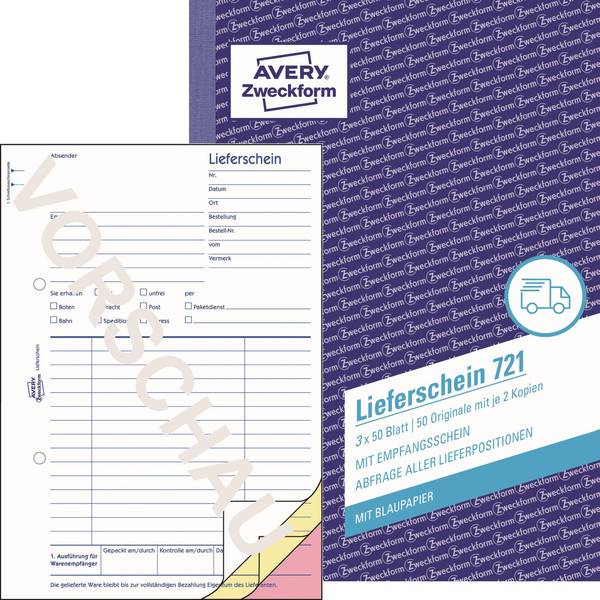 Lieferschein DIN A5 3x50Blatt