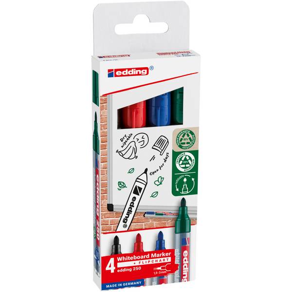 Boardmarker 1,5-3mm sort 4St