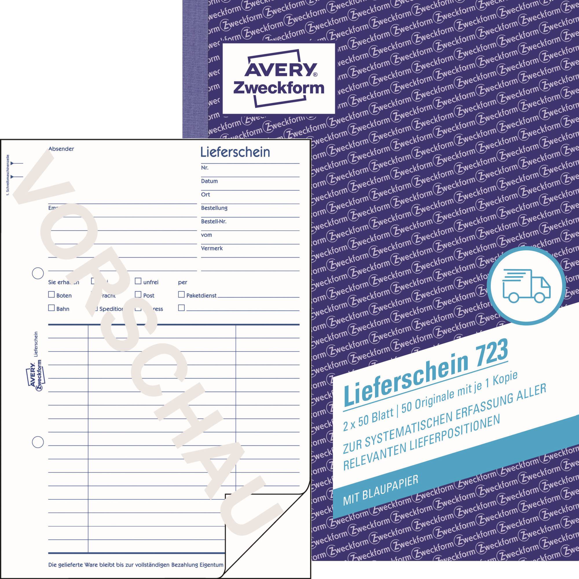 Lieferschein DIN A5 2x50Blatt-0
