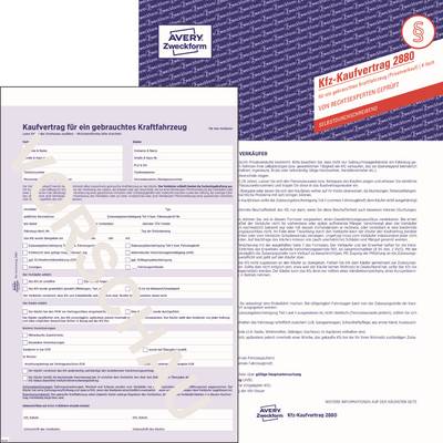 Avery Zweckform Kaufvertrag 2880 DIN A4 4x4Blatt-0