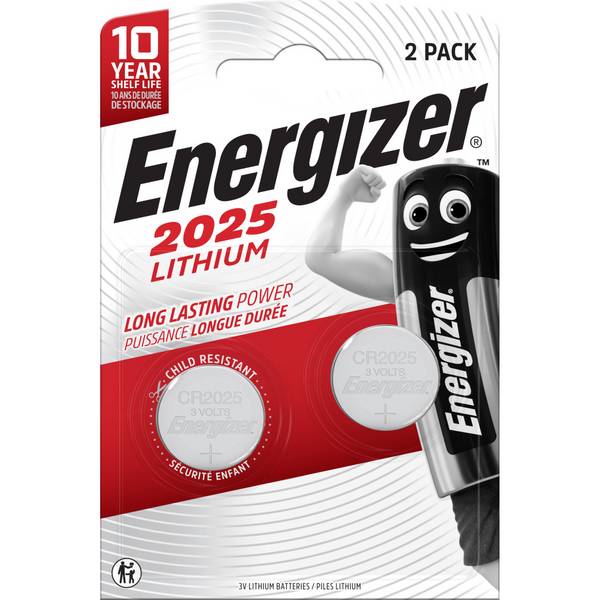 Knopfzelle CR2025 155mAh 3V 2St