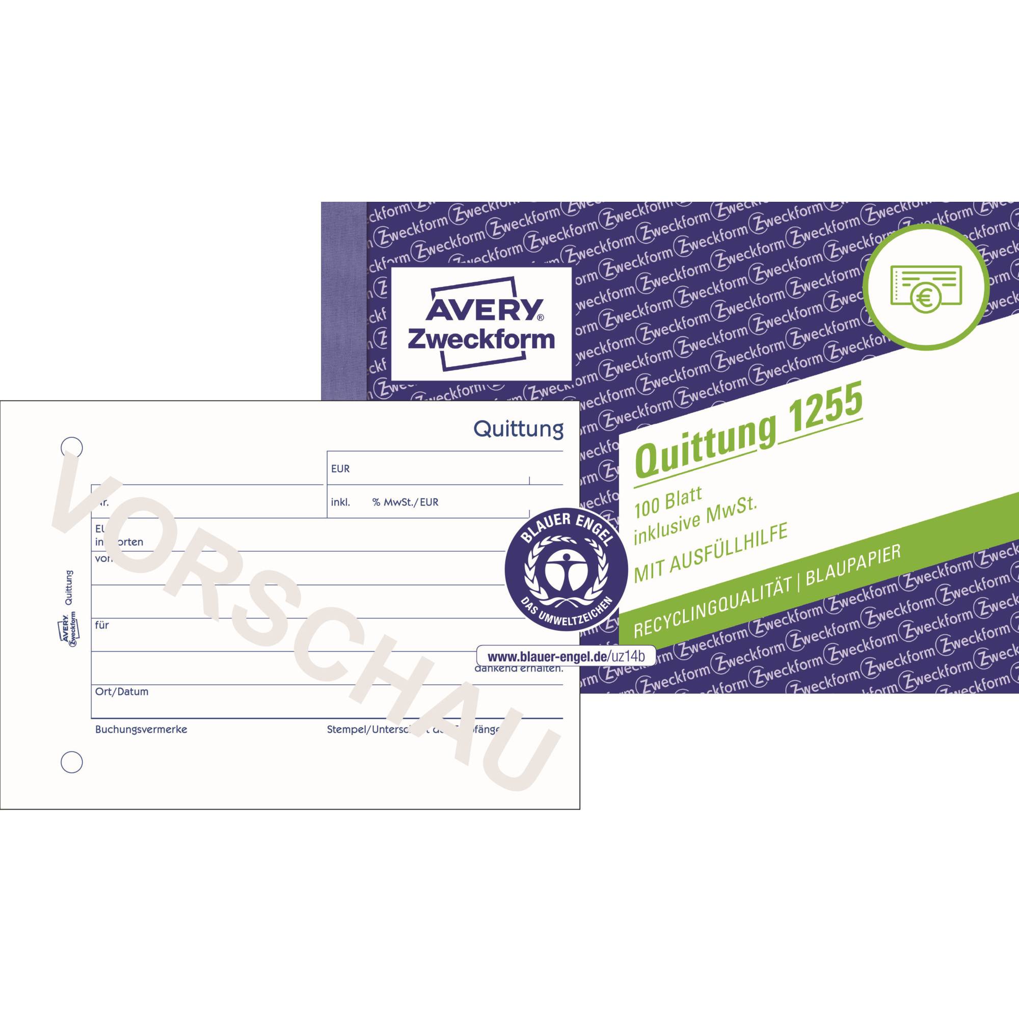 Quittung A6 100Blatt-0