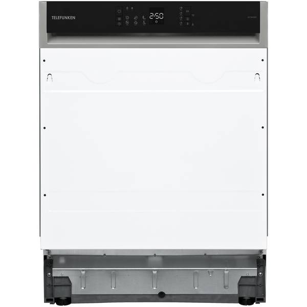 Telefunken Geschirrspüler 60 cm teilintegrierbar, Einbau Spülmaschine, 12 Maßgedecke, 6 Programme, AquaStop, GET6012DI
