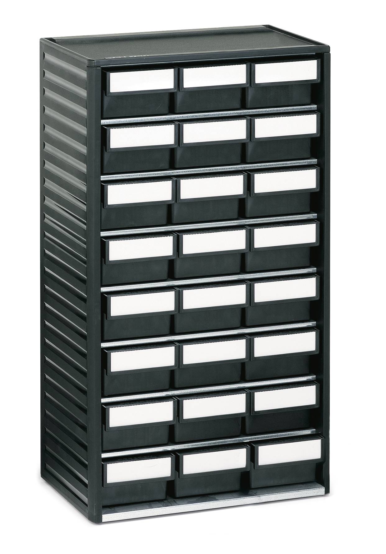 Treston Kleinteilemagazin 554-4ESD, inklusive 24 ESD-Schubladen L-64-4ESD, schwarz, BxTxH 310x180x550 mm-0