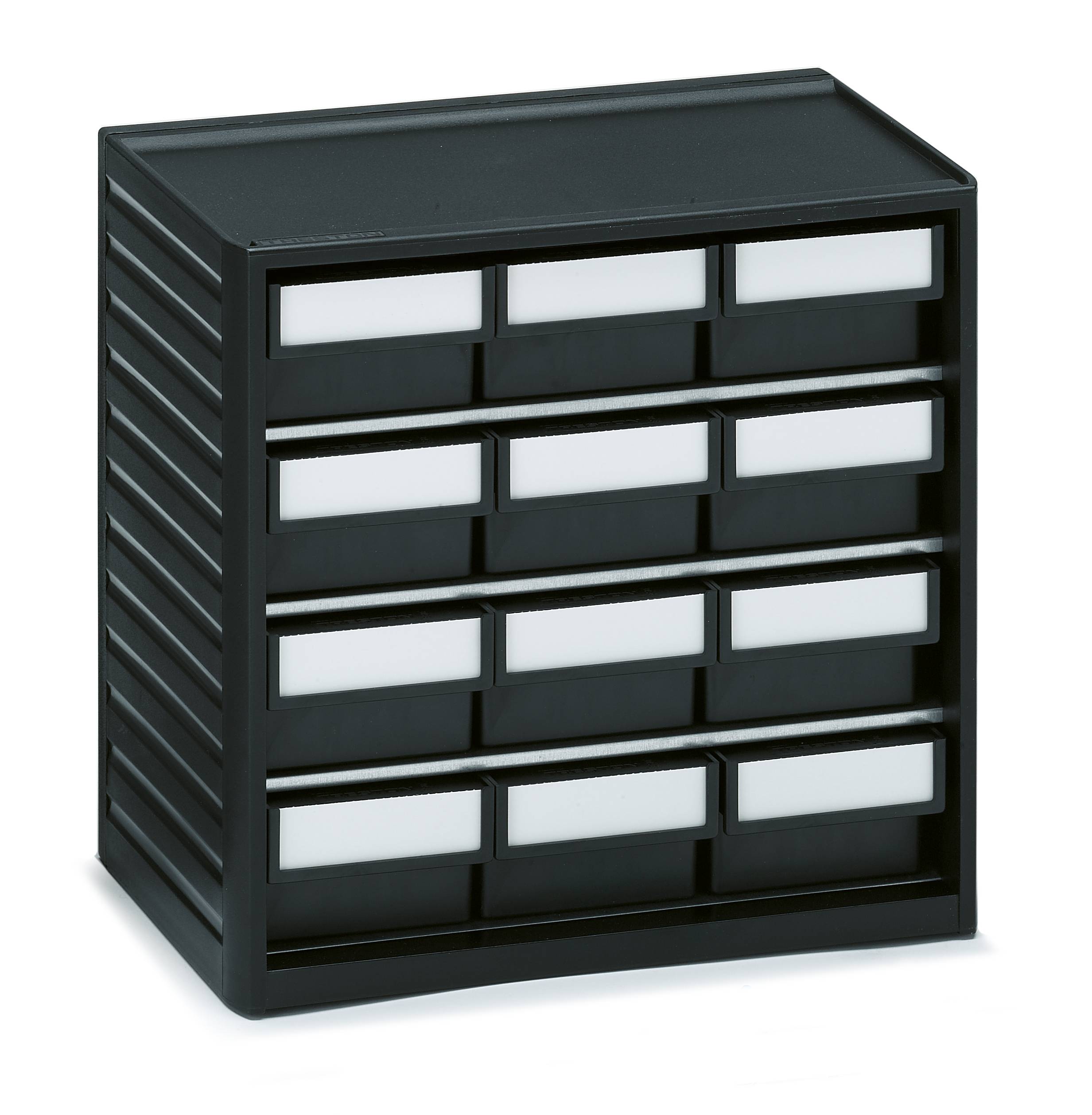 Treston Kleinteilemagazin 294-4ESD, inklusive 12 ESD-Schubladen L-64-4ESD, schwarz, BxTxH 310x180x290 mm-0