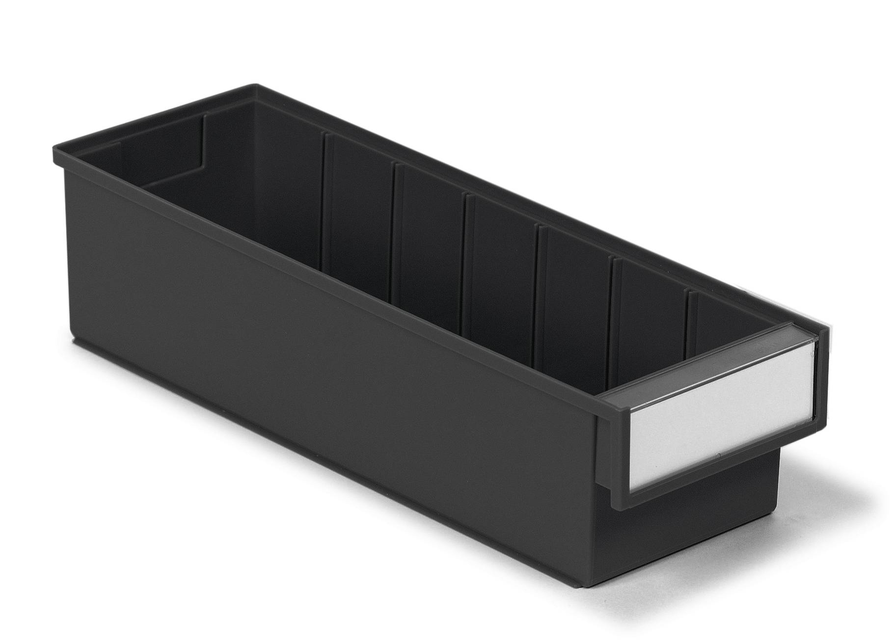 Treston ESD-Regalkasten 4015-4ESD, BxTxH 132x400x100 mm, ESD schwarz-0
