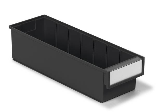 Treston ESD-Regalkasten 4015-4ESD, BxTxH 132x400x100 mm, ESD schwarz