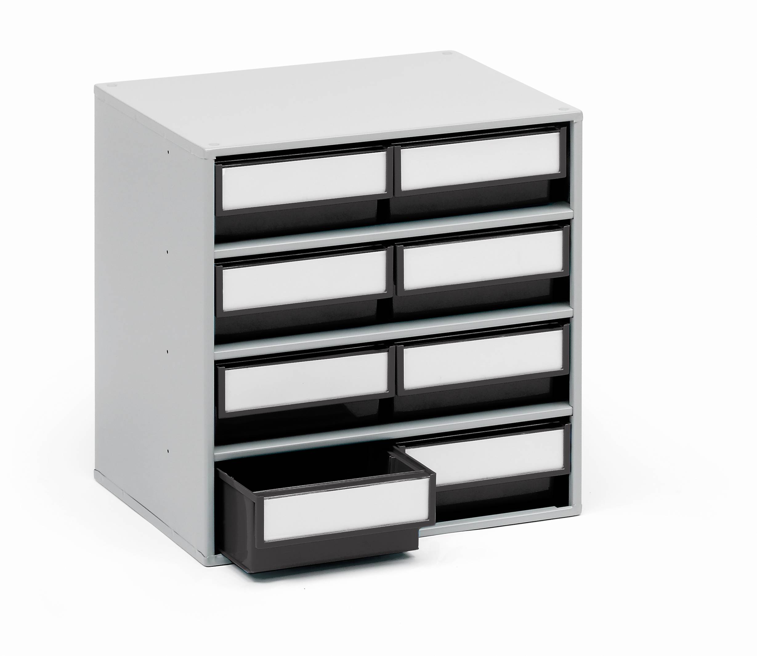 Treston Schubladenmagazin 0830 ESD, inklusive 8 ESD Schubladen, schwarz, BxTxH 400x300x395 mm-0