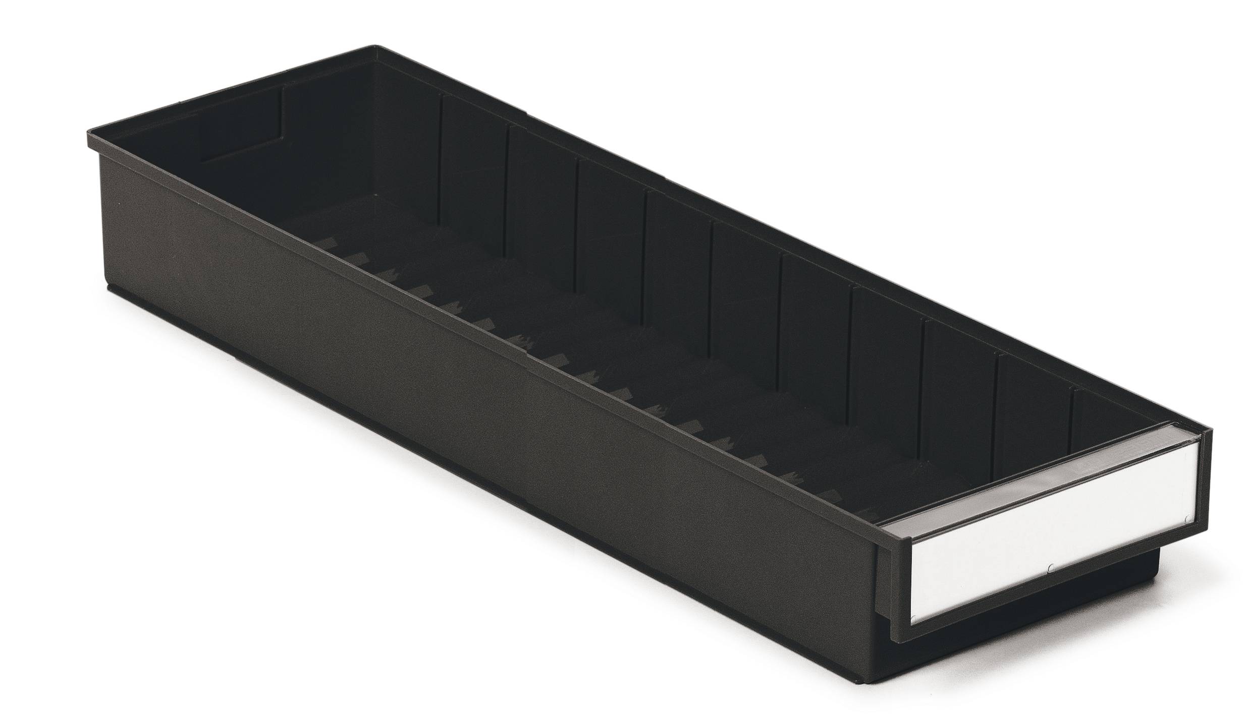 Treston ESD-Regalkasten 6020-4ESD, BxTxH 186x600x82 mm, ESD, schwarz-0